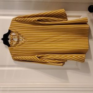 Flamingo Urban Gold and White Top